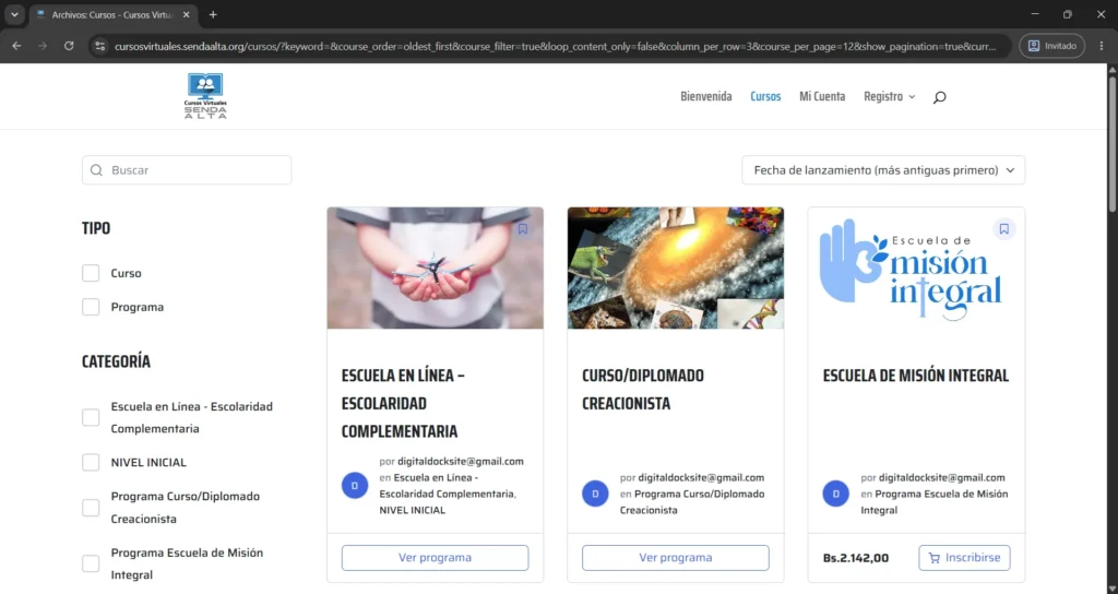 Cursos CVSA