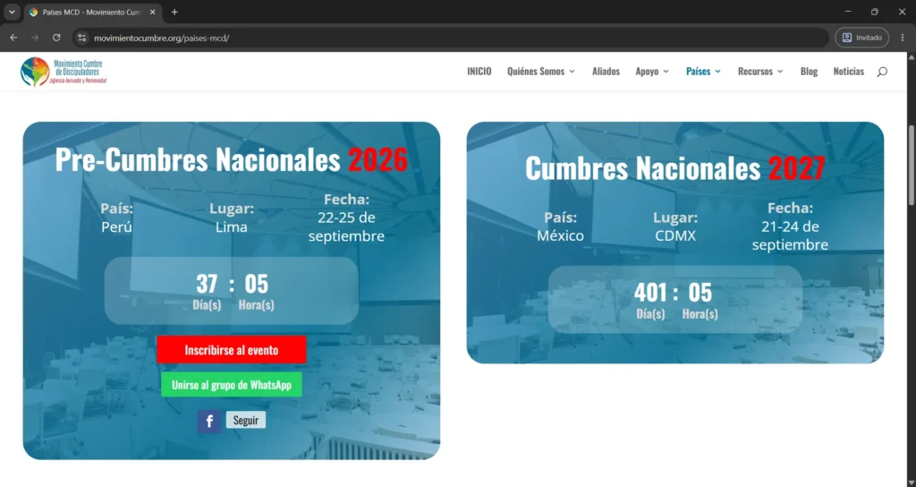 Eventos MCD